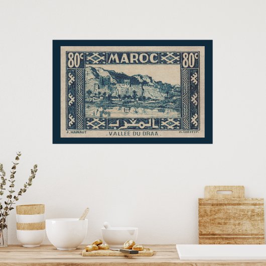 Draa Valley, Marokko - Poster (Keuken)