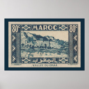 Draa Valley, Marokko - Poster