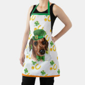Draad Dachshund Vakantiedecoratie St. Patrick's Da Schort (Insitu)