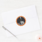 Draad de naald ronde sticker (Envelop)