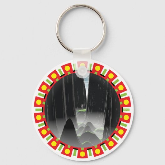 Draad de naald sleutelhanger (Voorkant)