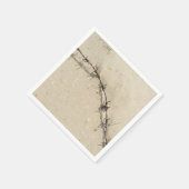 Draad en zand van Barbed Servetten (Hoek)