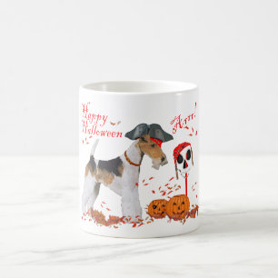 Draad Fox Terrier Halloween Koffiemok