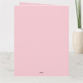 Draad Fox Terrier Hond Hart Bril Roze Rood Kaart (Achterkant)