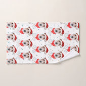Draad Fox Terrier Hondenras Kerststerren Handdoek (Handdoek)