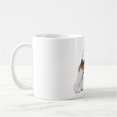 Draad Fox Terrier in een Sjaal Koffiemok (Links)