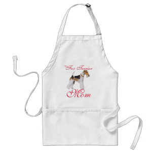 Draad Fox Terrier Moederdag Standaard Schort