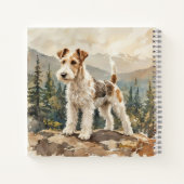 Draad Fox Terrier Notitieboek (Achterkant)