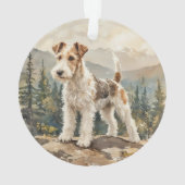 Draad Fox Terrier Ornament (achterkant)