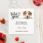 Draad Fox Terrier Papieren servetten (Insitu)