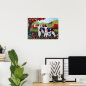 Draad Fox Terrier Print (Thuiskantoor)