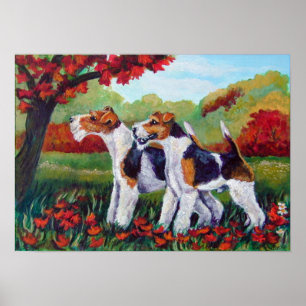 Draad Fox Terrier Print