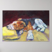 Draad Fox Terrier Print (Voorkant)