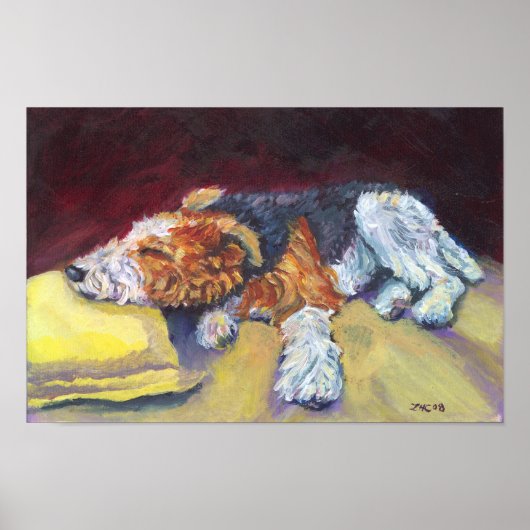 Draad Fox Terrier Print (Voorkant)