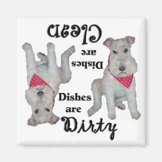 Draad Fox Terrier Vaatwasser Magneet