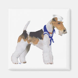Draad Fox Terrier Zeiler Magneet