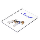 Draad Fox Terrier Zeiler Notitieboek (Linkerzijde)