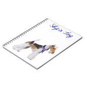 Draad Fox Terrier Zeiler Notitieboek (Linkerzijde)