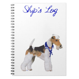 Draad Fox Terrier Zeiler Notitieboek