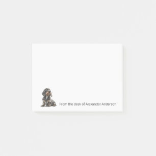 Draad-haired Dachshund Personaliseer Notities Post-it® Notes