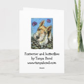 Draad-haired-vos-Terrier Kaart (Achterkant)