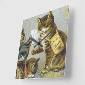 Draad Handelskaart, 1880 Vierkante Klok (Hoek)