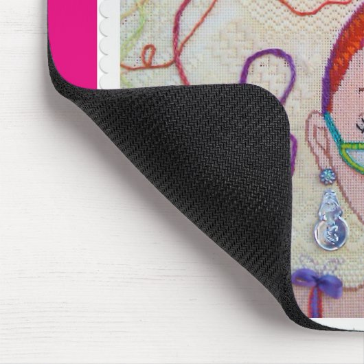 Draad kop! muispad muismat (Hoek)