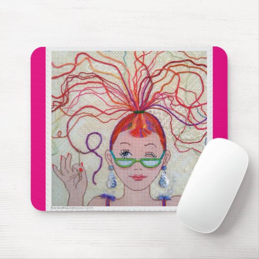 Draad kop! muispad muismat (Met muis)