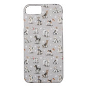 Draad met gevlekte fox terrier iPhone draagtas Case-Mate iPhone Case (Achterkant)