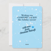 Draad met vingerlasschroefdraad voor het naaien va feestdagenkaart (Achterkant)