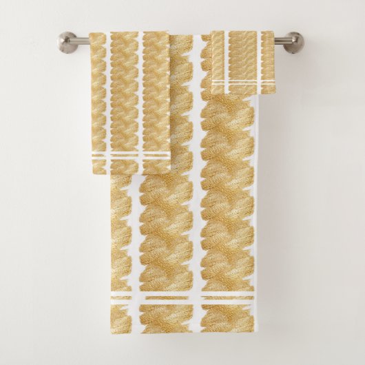 Draad van de Gold Towel Set Bad Handdoek (Insitu)