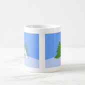 Draad voor de bedekking van de kerstboom - bos koffiemok (Center)