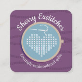 Draad voor de dwarsgestreepte bordverpakking van d vierkante visitekaartje (Voorkant)