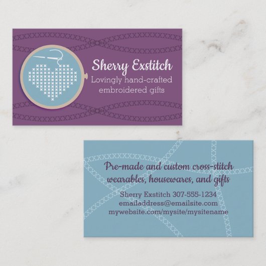 Draad voor de dwarsgestreepte bordverpakking van d visitekaartje (Voorkant / Achterkant)