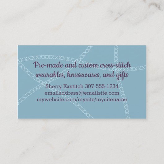 Draad voor de dwarsgestreepte bordverpakking van d visitekaartje (Achterkant)