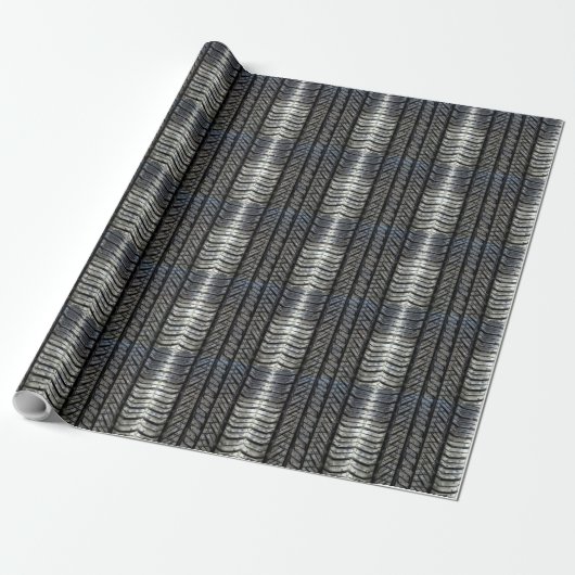 Draad voor rubberbanden, autostijldecor cadeaupapier (Uitgerold)