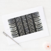 Draad voor rubberbanden, autostijldecor rechthoekige sticker (Envelop)