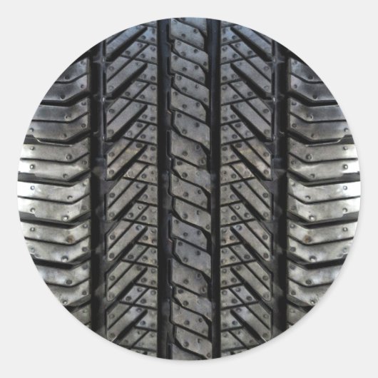 Draad voor rubberbanden, autostijldecor ronde sticker (Voorkant)