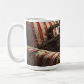 Draadharende Pointing Griffon Hond Kerst Misvierin Koffiemok (Links)