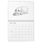 Draadharige Dachshund 2027 Kalender (Mar 2027)
