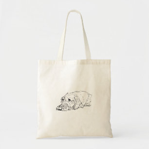 Draadharige Dachshund Boodschappentas Tote Bag