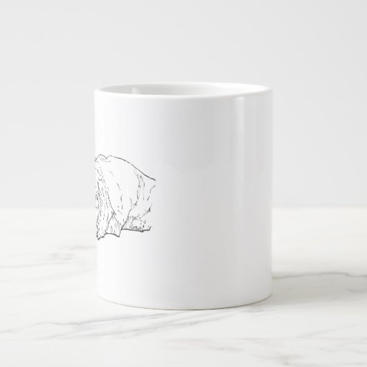 Draadharige Dachshund Mok - Keramische Koffie (Voorkant)