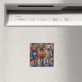 Draadharige Pointing Griffon Halloween Kostuums Magneet (Insitu (Vaatwasser))