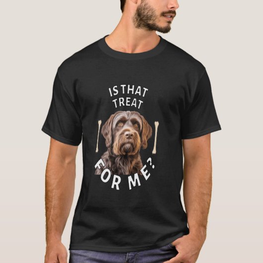 Draadharige Pointing Griffon-hond ontwerp is dat b T-shirt (Voorkant)