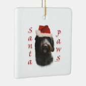 Draadharige Pointing Griffon Sinterklaas Keramisch Ornament (Rechts)