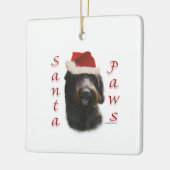 Draadharige Pointing Griffon Sinterklaas Keramisch Ornament (Links)