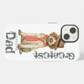 Draadharige Pointing Griffon Vader iPhone Hoesje (Achterkant horizontaal)