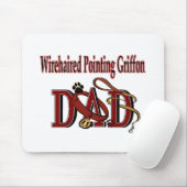 Draadharige Pointing Griffon vader Muismat (Met muis)