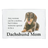 Draadharige teckel Mom Kussensloop (Voorkant)