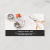 draadhaspels | naaister | Fancy patroontrim Visitekaartje (Achterkant)